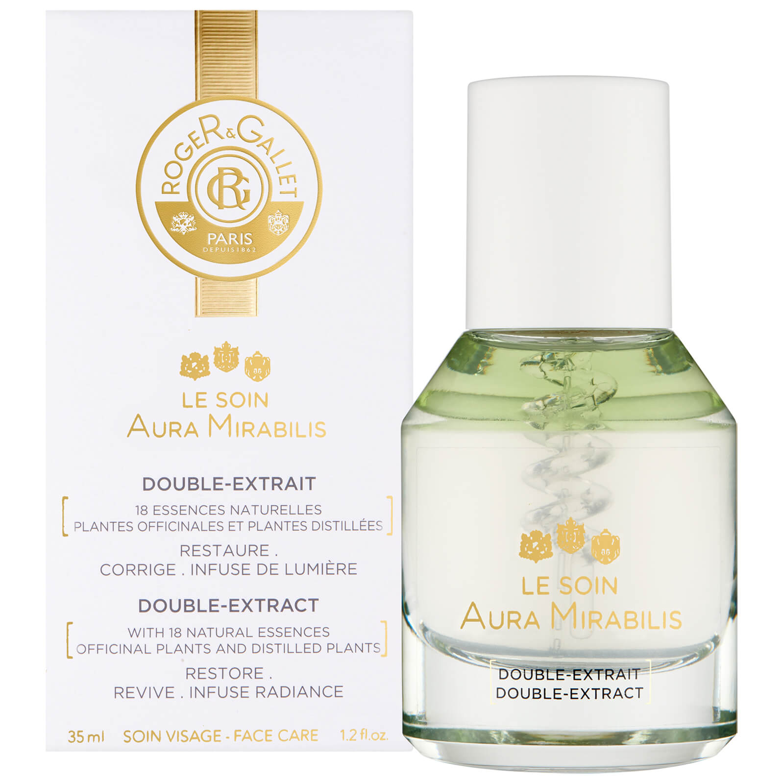 Double-Extrait Le Soin Aura Mirabilis Roger&Gallet 35 ml