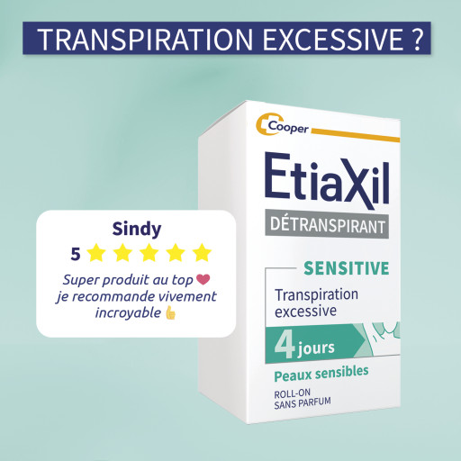 stick Etiaxil Transpiration excessive 4jour