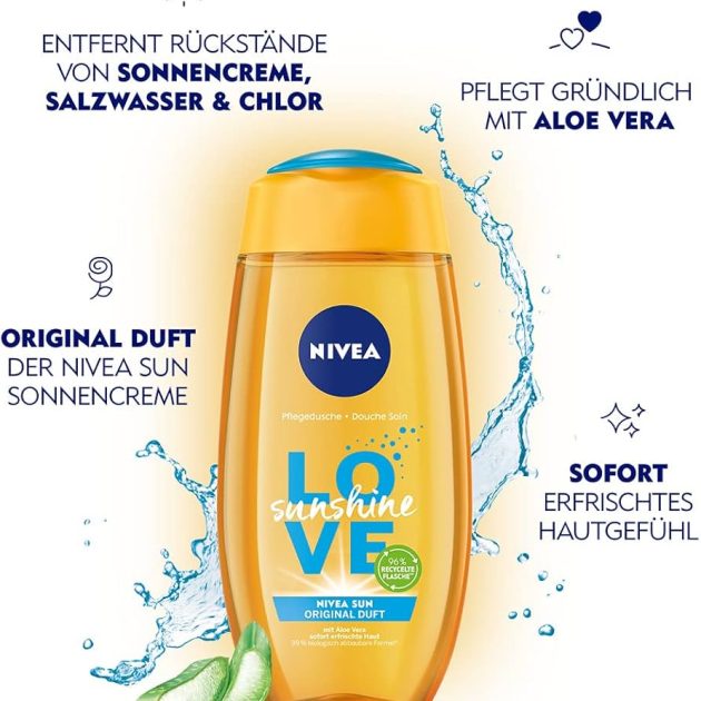 NIVEA Love Sunshine Douche Soin (250 ml)