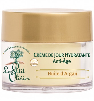 Crème de Jour Hydratante Anti-Âge - Huile d'Argan Le Petit Olivier