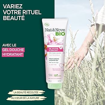 Nat&Nove Bio Gel Douche Hydratant Fleur de Cerisier 250 ml