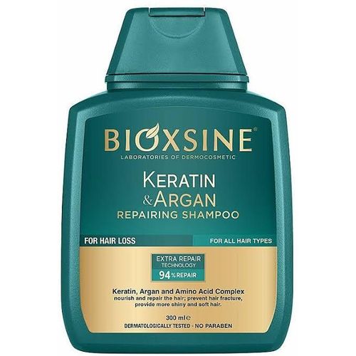 Bioxcin Shampooing Réparateur Kératine & Huile D’Argan 300 ml
