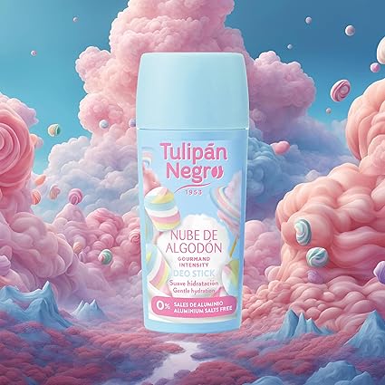 Tulipán Negro Déodorant Stick Nube en coton 50 ml Bleu ciel
