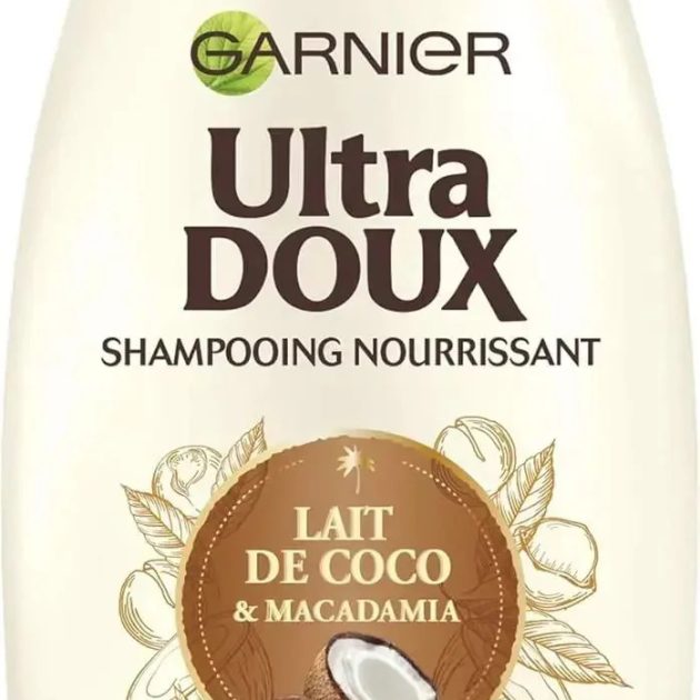 GARNIER ULTRA DOUX Shampooing Nourrissant Lait de Coco & Macadamia