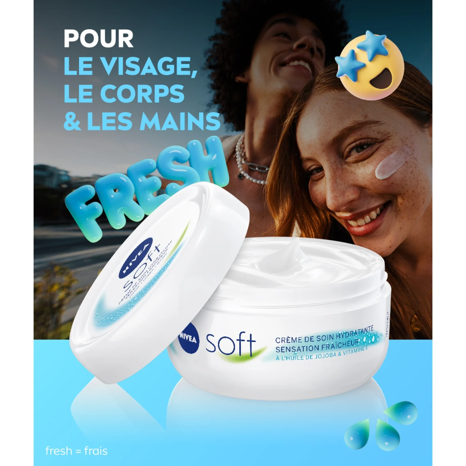 NIVEA Soft Crème de Soin Hydratante 100ML – Image 2