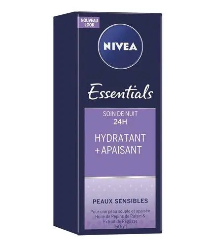 Crème de nuit Sensitive de Nivea