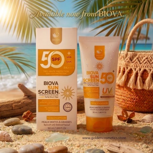 crème solaire Biova SPF 50+
