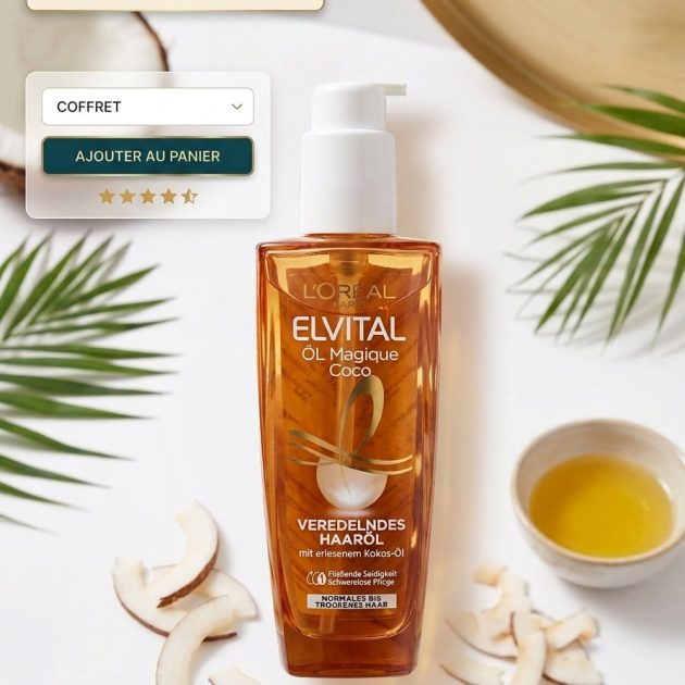 Huile magique capillaire pour le soin des cheveux - Golden Cosmetics Algérie